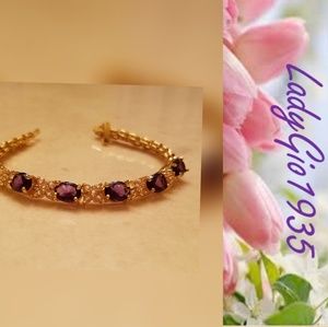 Gold Crystal Bracelet